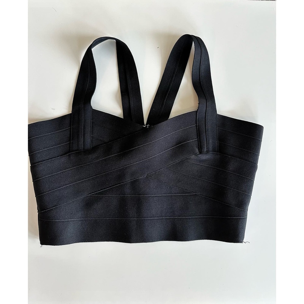 Black Bandage Cami Tank Top Sz. Large